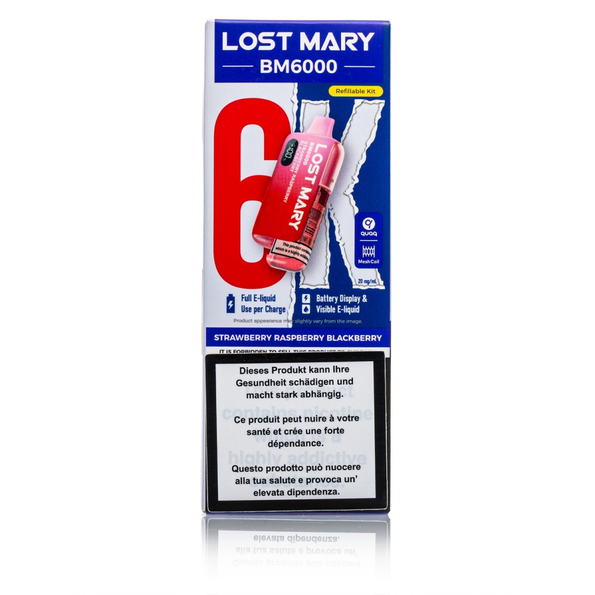 Lost Mary - BM6000 Strawberry Raspberry Blackberry