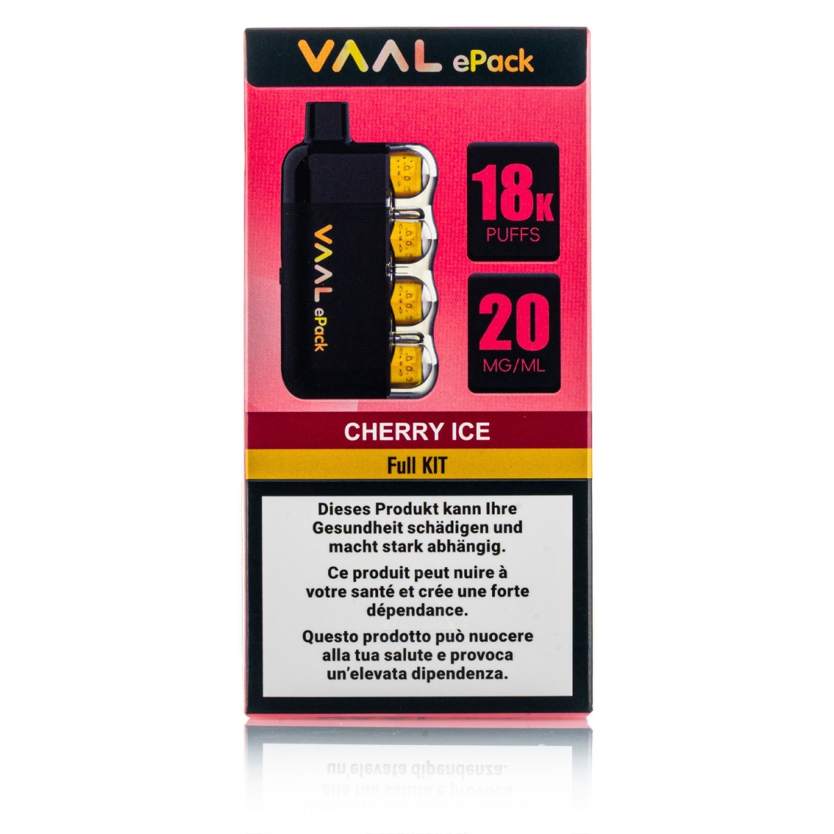VAAL - E-Pack Kit - 20mg - Cherry ICE