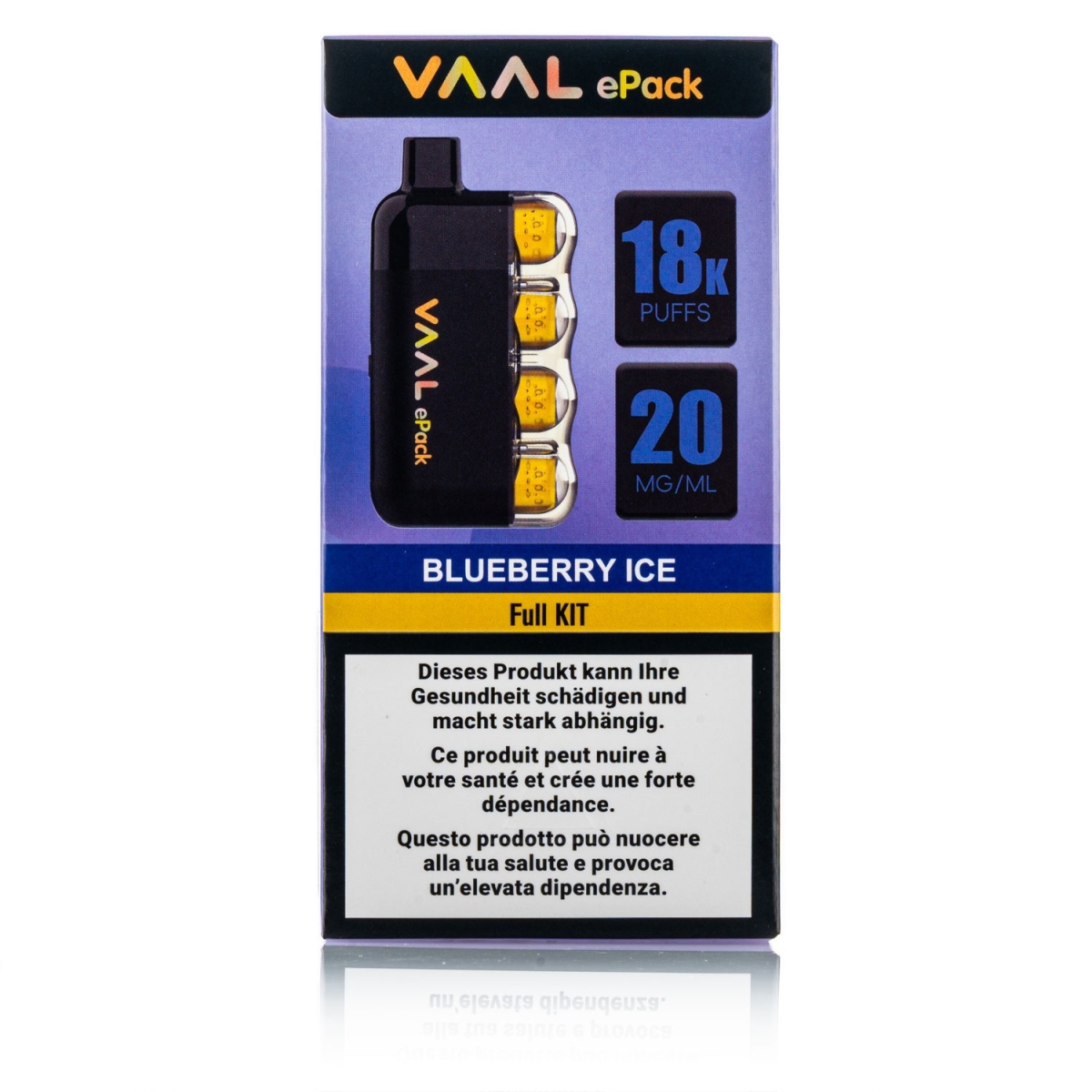 VAAL - E-Pack Kit - 20mg - Blueberry ICE