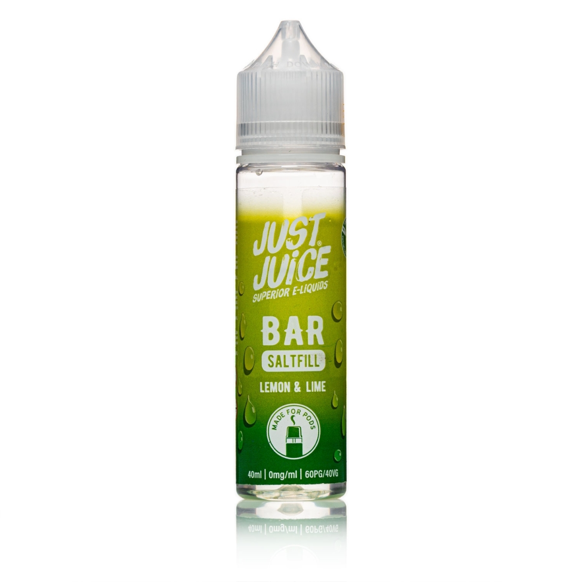 Just Juice BAR RANGE - Lemon Lime - 40ml - Shortfill