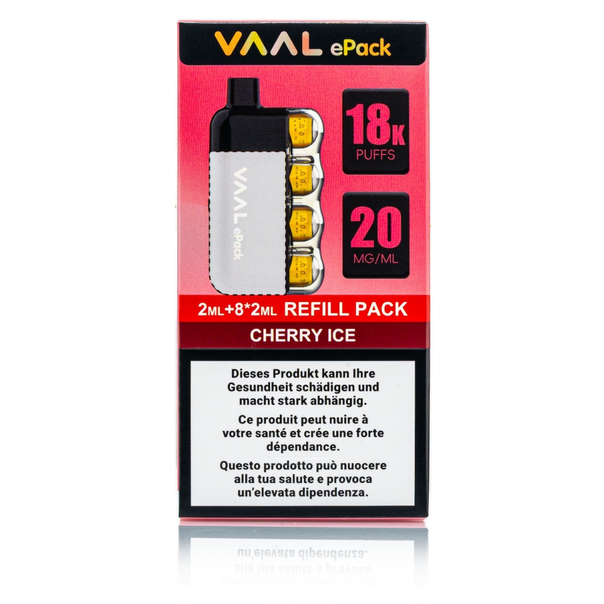 VAAL - E-Pack Refill - 20mg - Cherry ICE