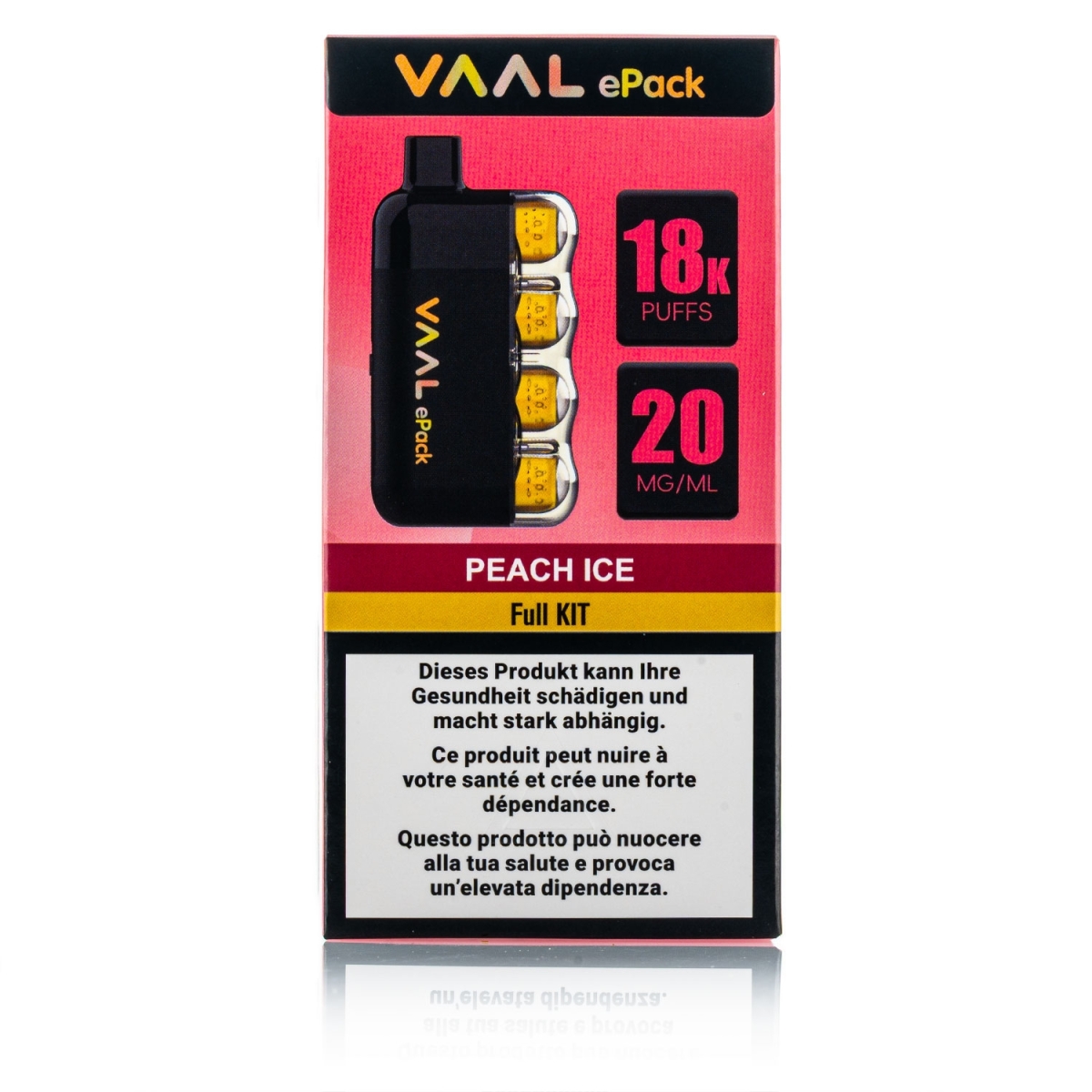 VAAL - E-Pack Kit - 20mg - Peach ICE