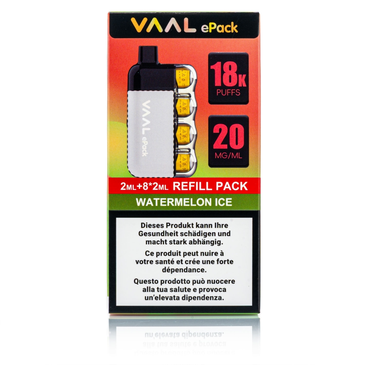 VAAL - E-Pack Refill - 20mg - Watermelon ICE