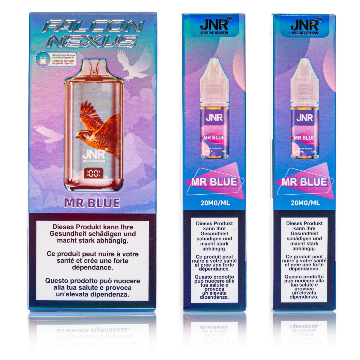 JNR - Falcon Nexus 55k Pod Kit - Mr Blue - 20mg