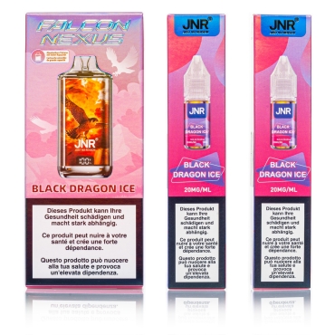 JNR - Falcon Nexus 55k Pod Kit - Black Dragon ICE - 20mg