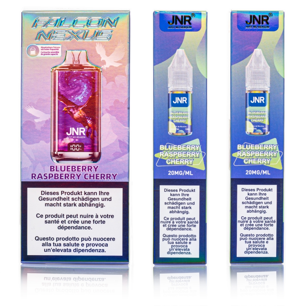 JNR - Falcon Nexus 55k Pod Kit - Blueberry Raspberry Cherry - 20mg