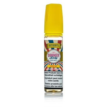 Dinner Lady Lemon Tart 50ml/60ml Shortfill Liquid