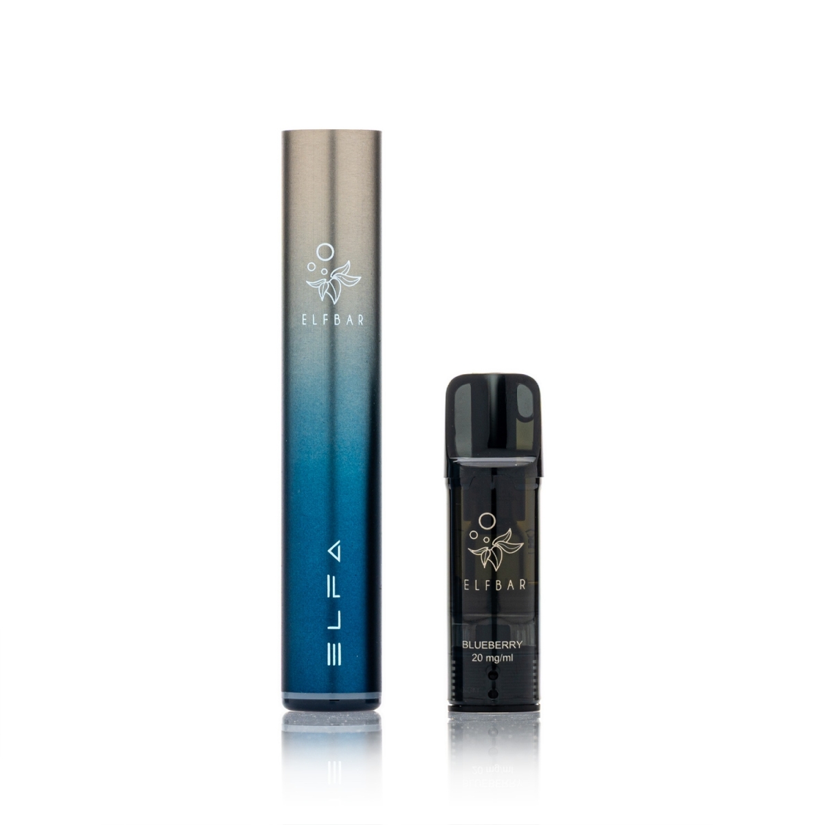 ELFBAR ELFA Pro V2 Kit 2ml - Twilight Blue & Blueberry - 20mg
