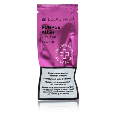 Local Weed - CBD Vape Pod - Purple Kush - 40%