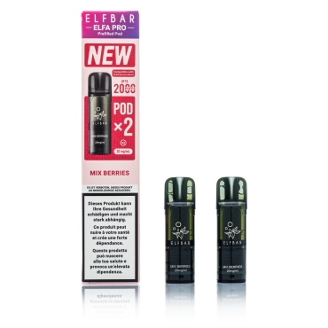 ELFBAR ELFA Pro V2 - Mix Berries - 2ml Pods / 20mg / 2 Stück