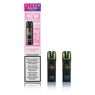ELFBAR ELFA Pro V2 - Strawberry Snoow - 2ml Pods / 20mg / 2 Stück