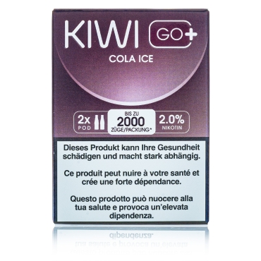 Kiwi GO+ 2 Kartuschen - Cola ICE - 20mg