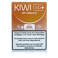 Kiwi GO+ 2 Kartuschen - Dry Tobacco - 10mg