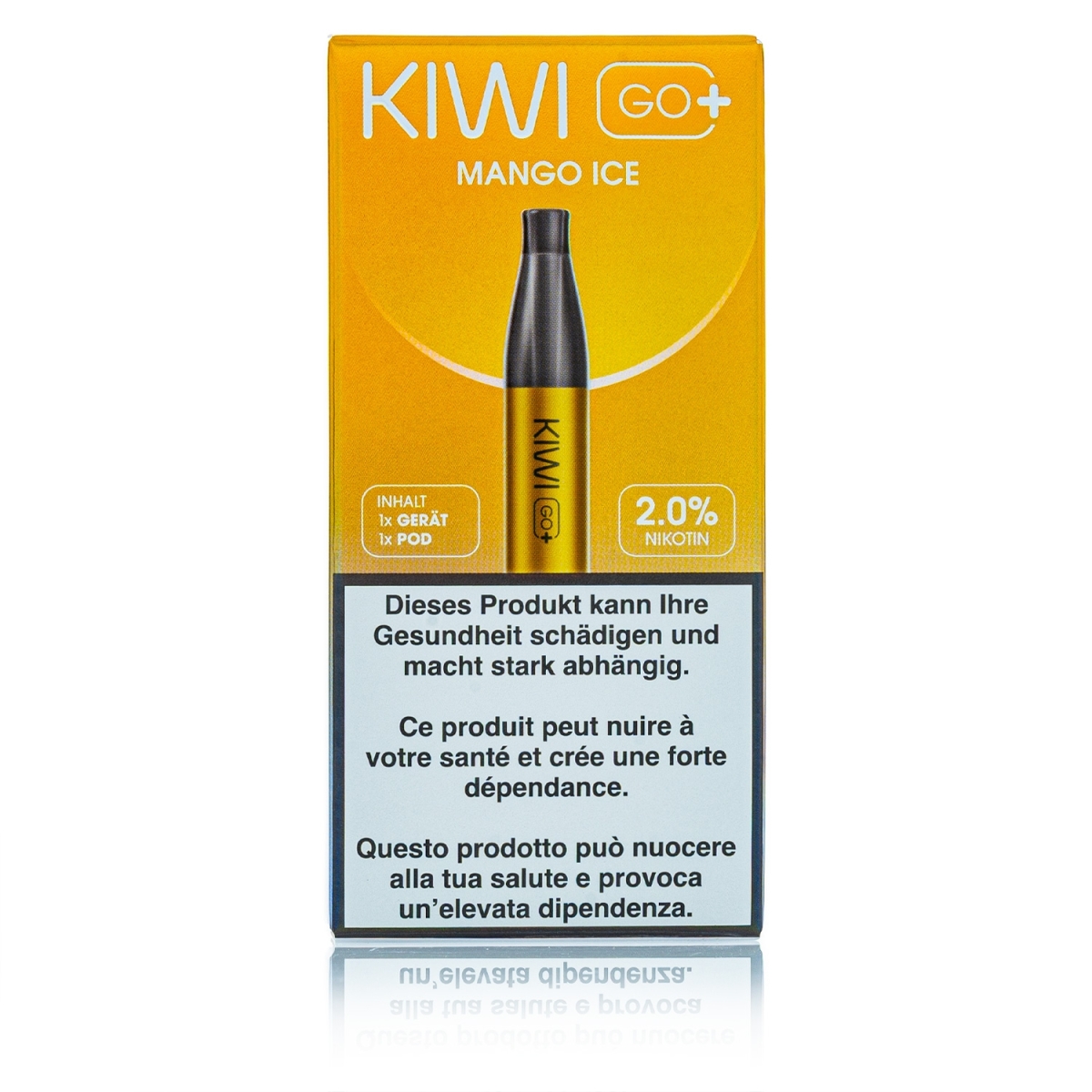 Kiwi GO+ Starterset - Mango ICE - 20mg