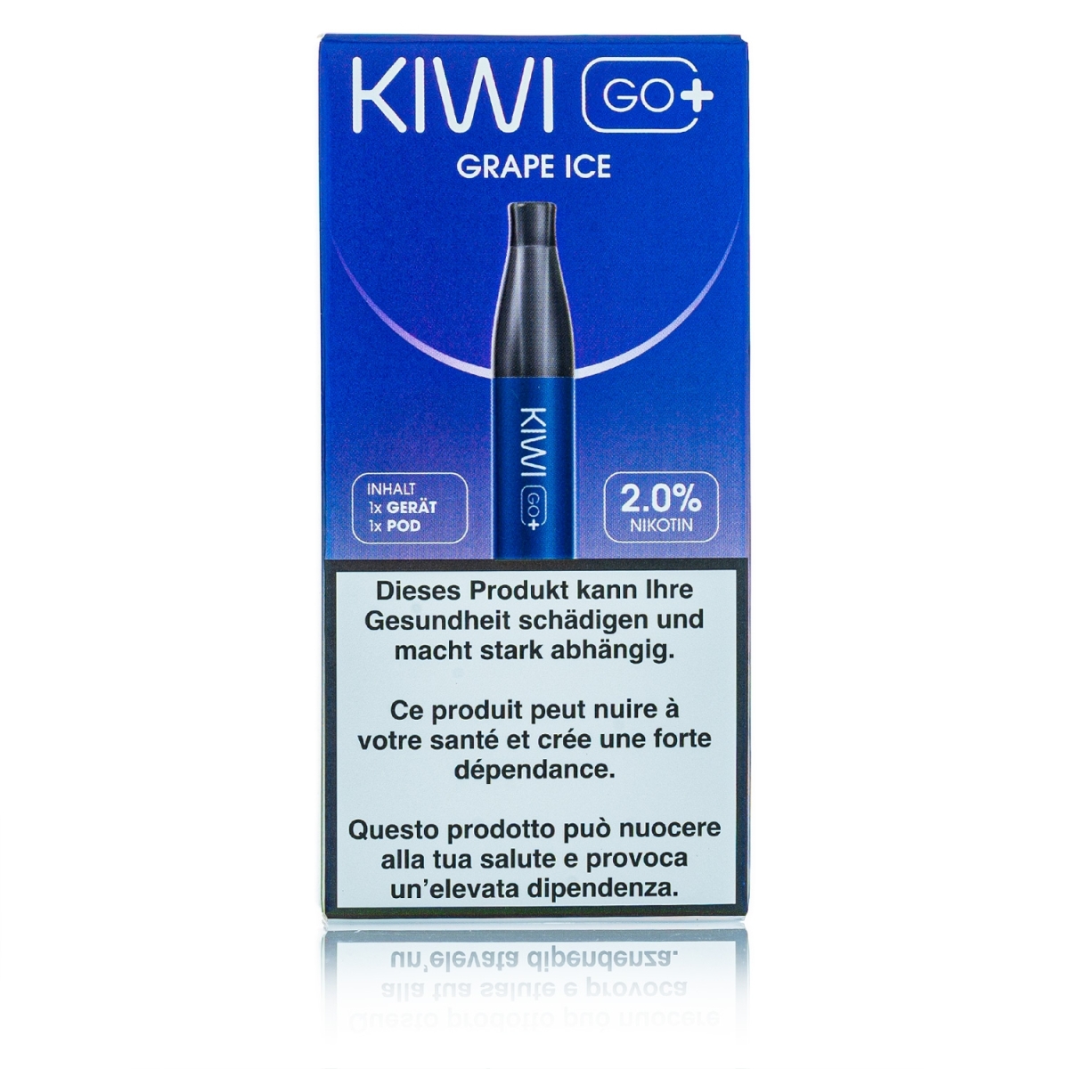 Kiwi GO+ Starterset - Grape ICE - 20mg