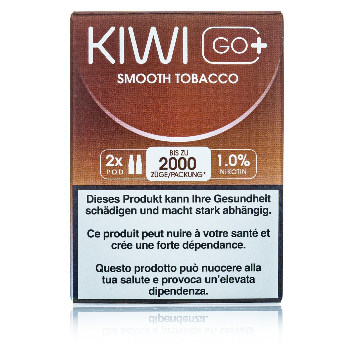 Kiwi GO+ 2 Kartuschen - Smooth Tobacco - 10mg