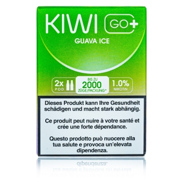 Kiwi GO+ 2 Kartuschen - Guava ICE - 10mg