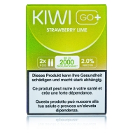 Kiwi GO+ 2 Kartuschen - Strawberry Lime - 20mg