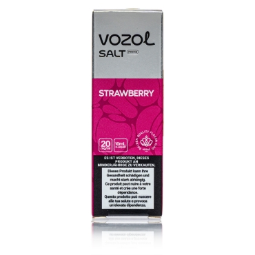 Vozol Liquid - Strawberry - 20mg / 10ml