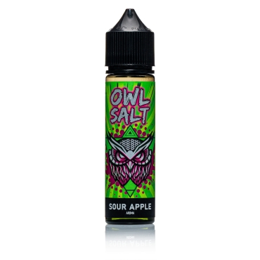 OWL Salt - Longfill 10ml in 60ml - Sour Apple