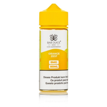 Bar Juice - Orange Zest - 80ml Shortfill