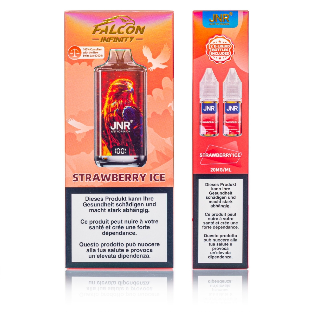 JNR - Infinity 55k Pod Kit - Strawberry Ice - 20mg