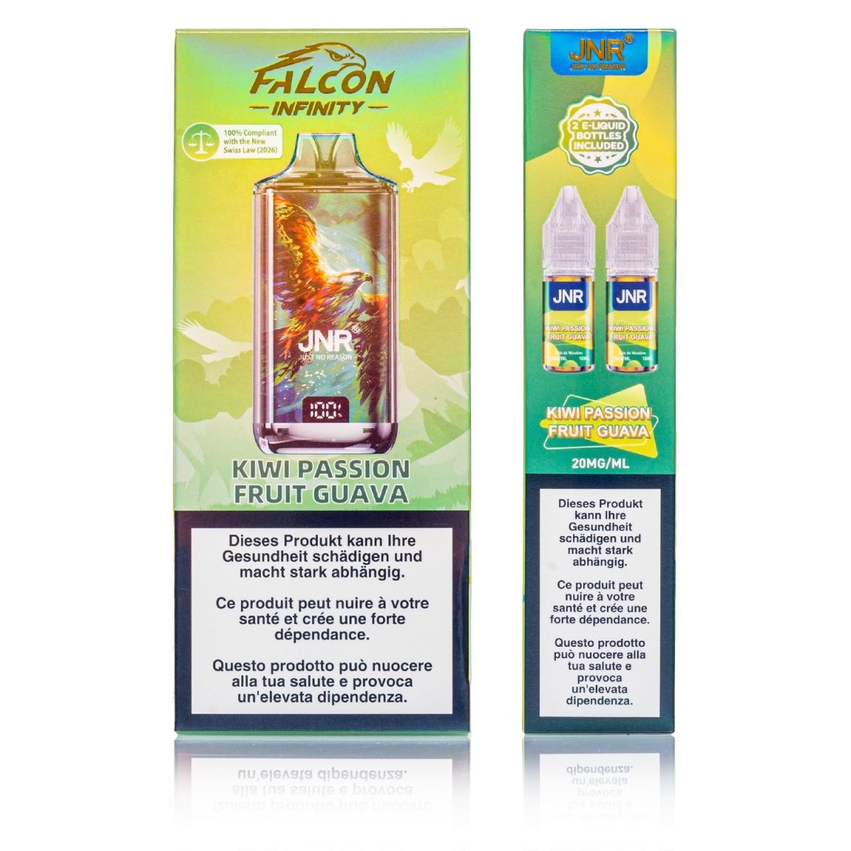 JNR - Infinity 55k Pod Kit - Kiwi Passionfruit Guava - 20mg