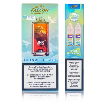 JNR - Infinity 55k Pod Kit - Green Apple Peach - 20mg