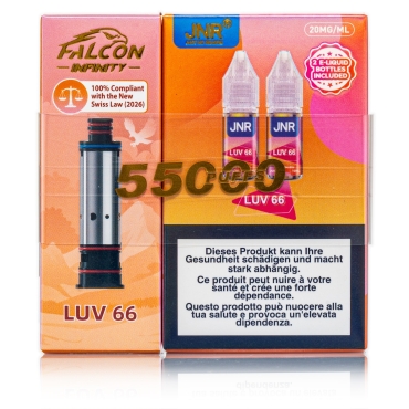 JNR - Infinity 55k Refill - Luv 66 - 20mg
