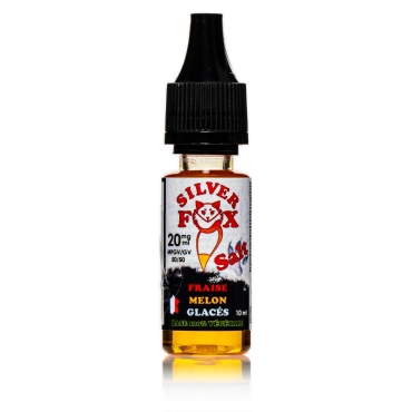 Silver Fox Fraise Melon Glaces 10ml/20mg Nikotinsalz Liquid