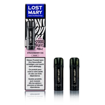 Lost Mary - Wavi Pod - Strawberry Ice / 2ml 20mg 2 Stück