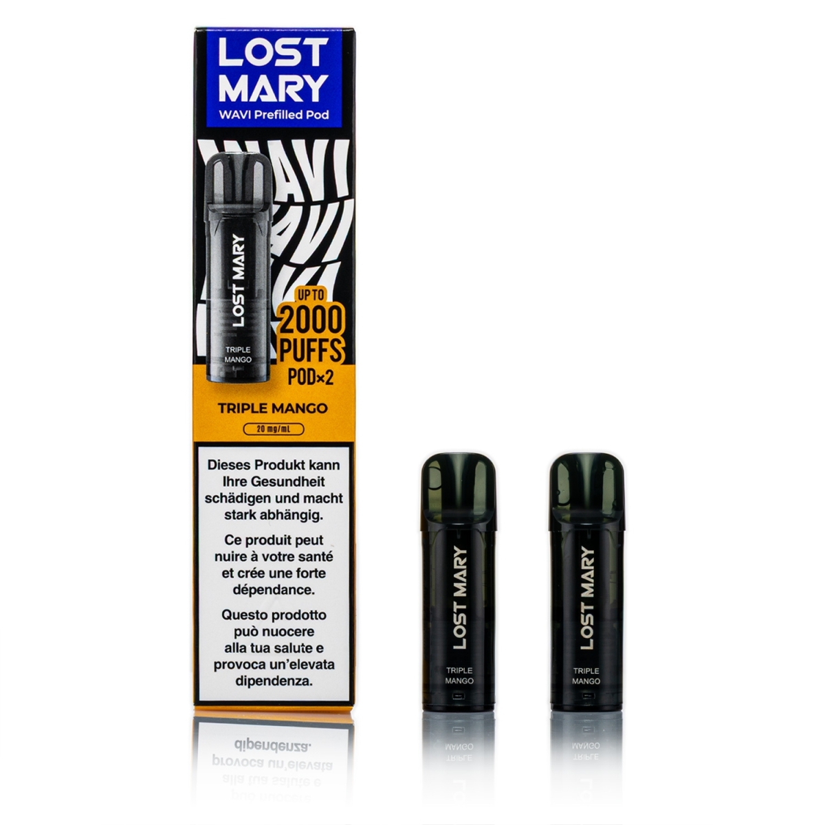 Lost Mary - Wavi Pod - Triple Mango / 2ml 20mg 2 Stück