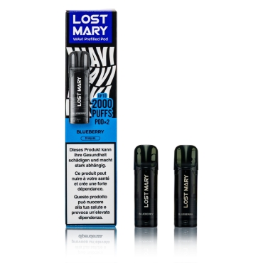 Lost Mary - Wavi Pod - Blueberry / 2ml 20mg 2 Stück