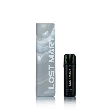 Lost Mary - Wavi Kit - Grey & Golden Peach / 2ml 20mg