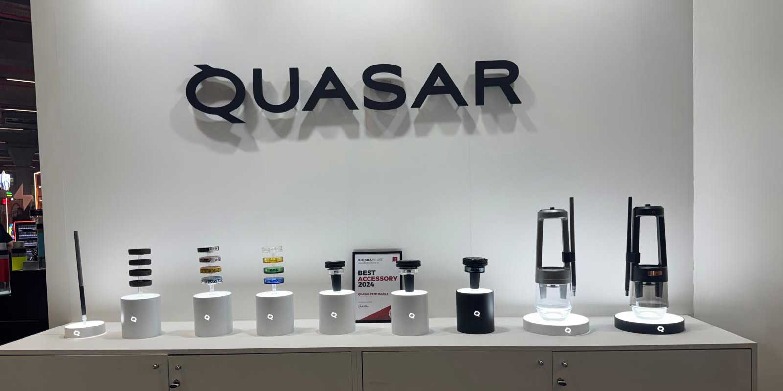 Quasar pr&auml;sentiert elektronische Shisha-Systeme und Zubeh&ouml;r an der Shisha Messe Frankfurt 2026