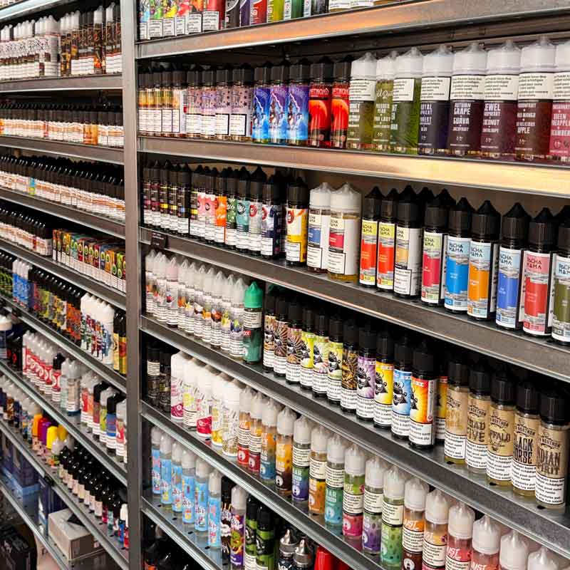 Grosse Auswahl an E-Liquids im Smokee Vape Shop Burgdorf