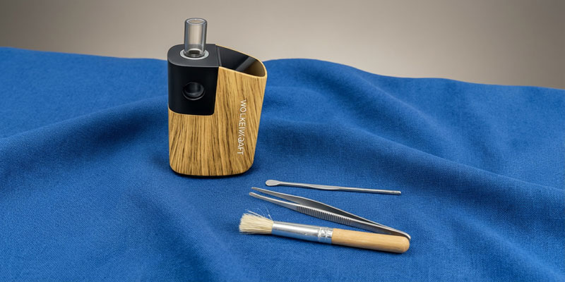 Portabler Wolkenkraft Vaporizer für Kräuter mit Zubehör zum Verdampfen von Blüten und Konzentraten